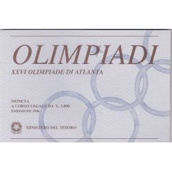 1000 LIRE 1996, OLIMPIADI, XXVI OLIMPIADE DI ATLANTA